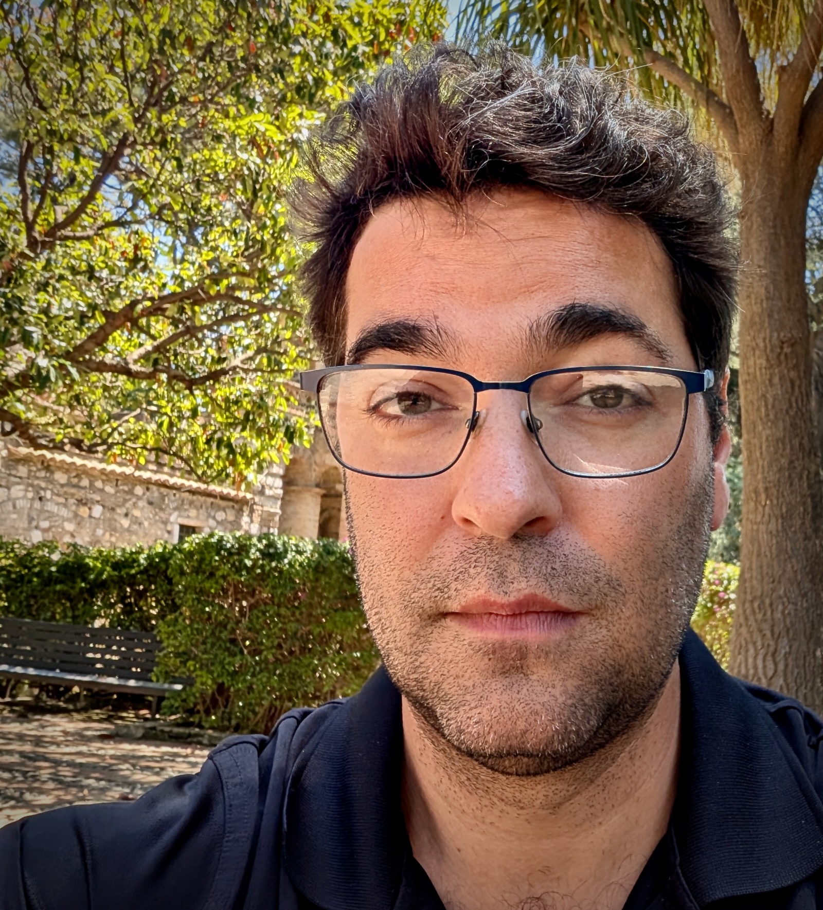 Me, not feeling 100% in Taormina